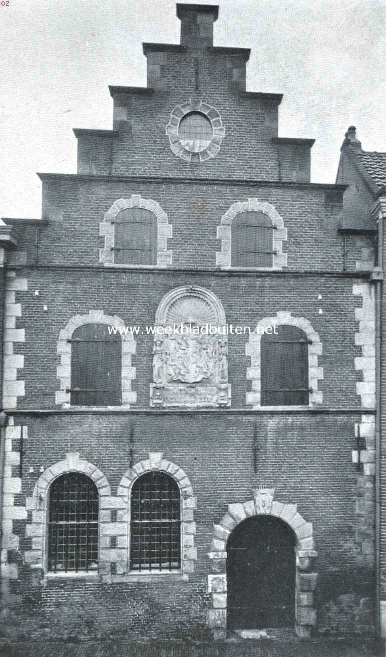 Schoonhoven. Het voormalige graanpakhuis in de Koestraat