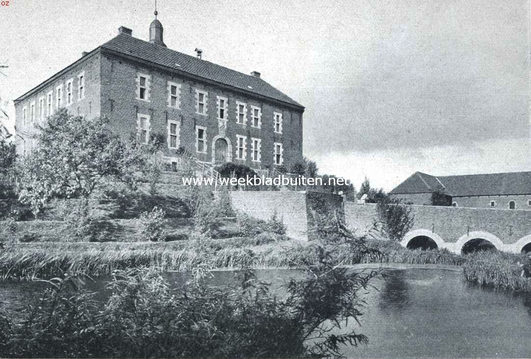 Het kasteel van Limbricht. Gezien van het zuid-oosten