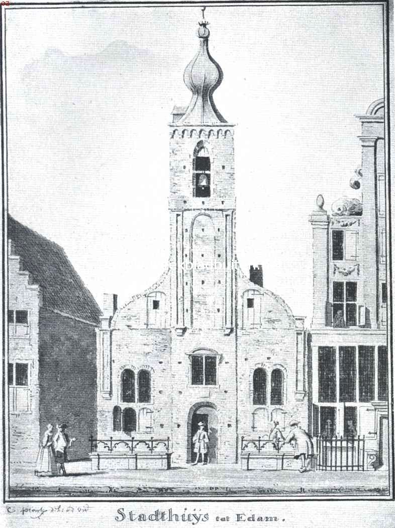 Het oude stadhuis van Edam