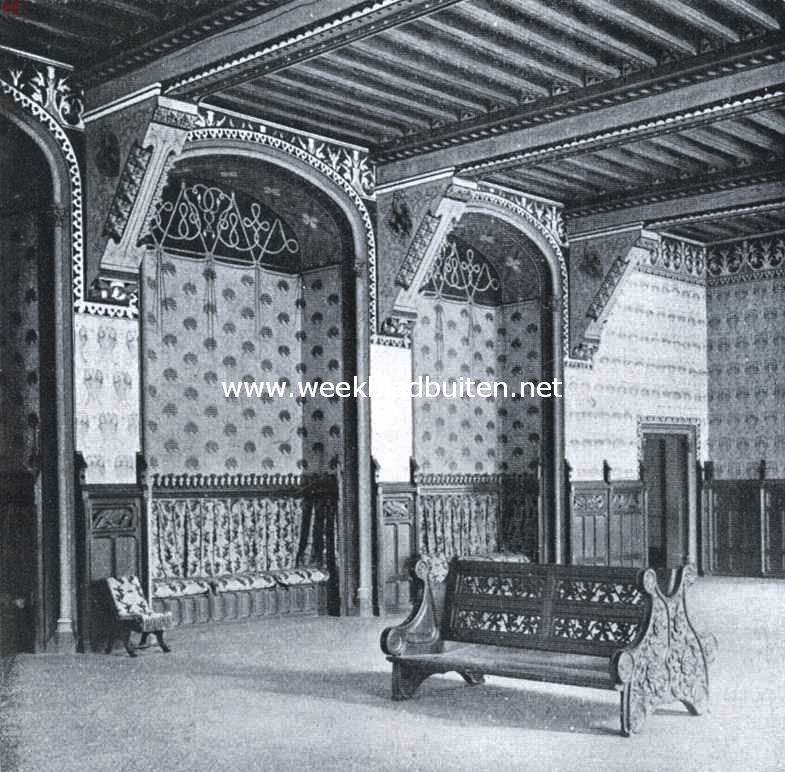 Het kasteel van Pierrefonds. De ontvangzaal