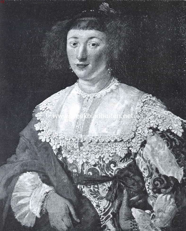 Leidsche Hofjes. Het puikje uit de schilderijen-verzameling van Meermanshof. Portret eener jonge vrouw