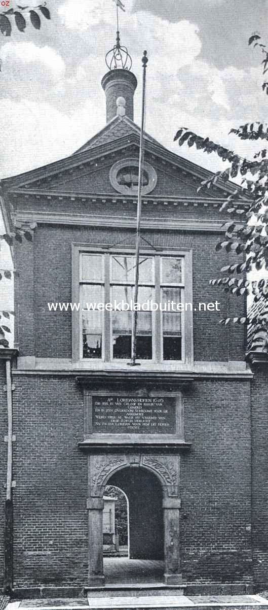 Leidsche Hofjes. Pieter Loridan's Hof