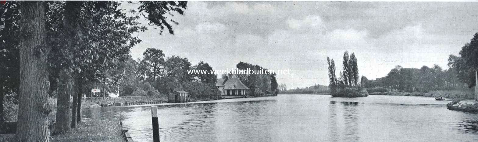 Vreeland. Op de Vecht met het eilandje ten zuiden van Vreeland