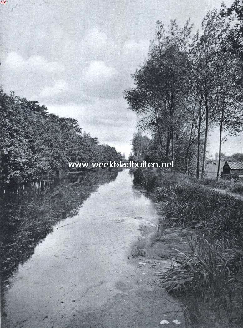 Vreeland. De Oude Vecht nabij de plaats waar het kasteel Vreelant heeft gestaan