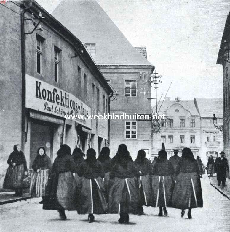 Van de Wenden en hun land. Kerkgang van de evangelische Wenden te Hoyerswerda