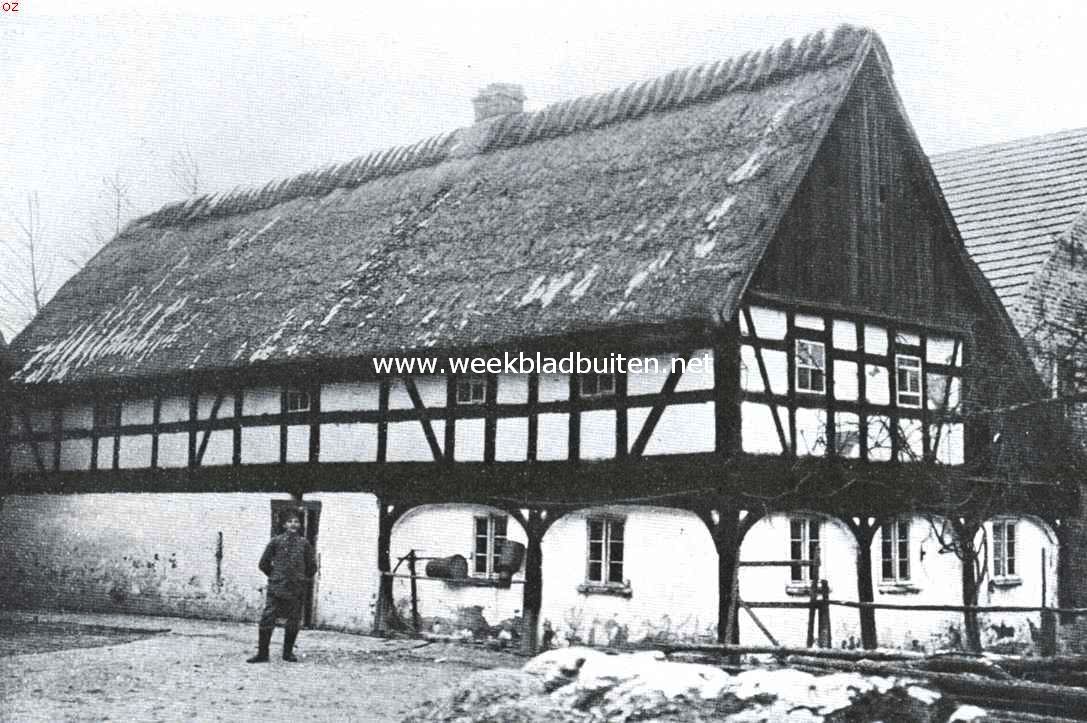Van de Wenden en hun land. Typische Wendische boerderij te Dgenshausen