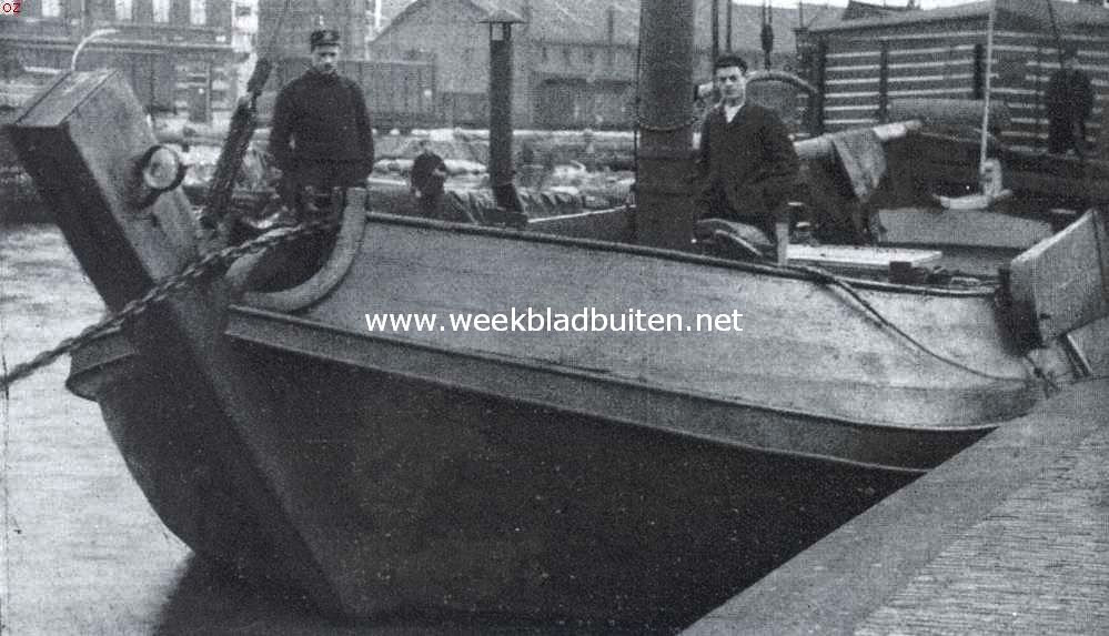 Onze houten schepen van de binnenvaart en de visscherij. Schokker in dienst bij 't Loodswezen