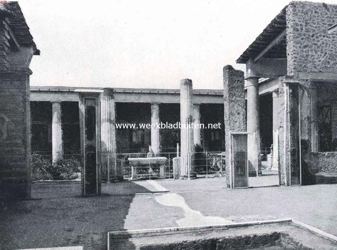 Het Peristylium van het Huis der Vettii te Pompeii