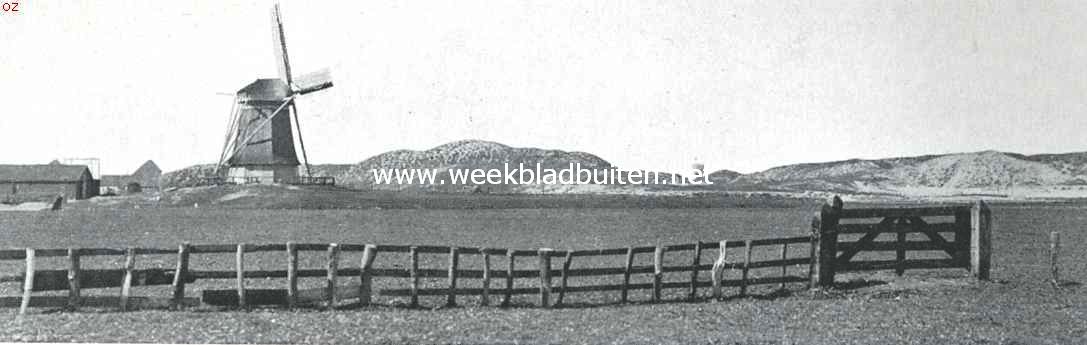 De Egmonden. De windmolen nabij Egmond aan den Hoef