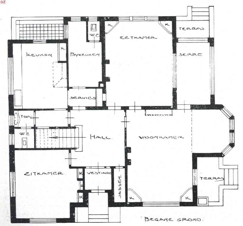 Moderne landhuizen. Huize 