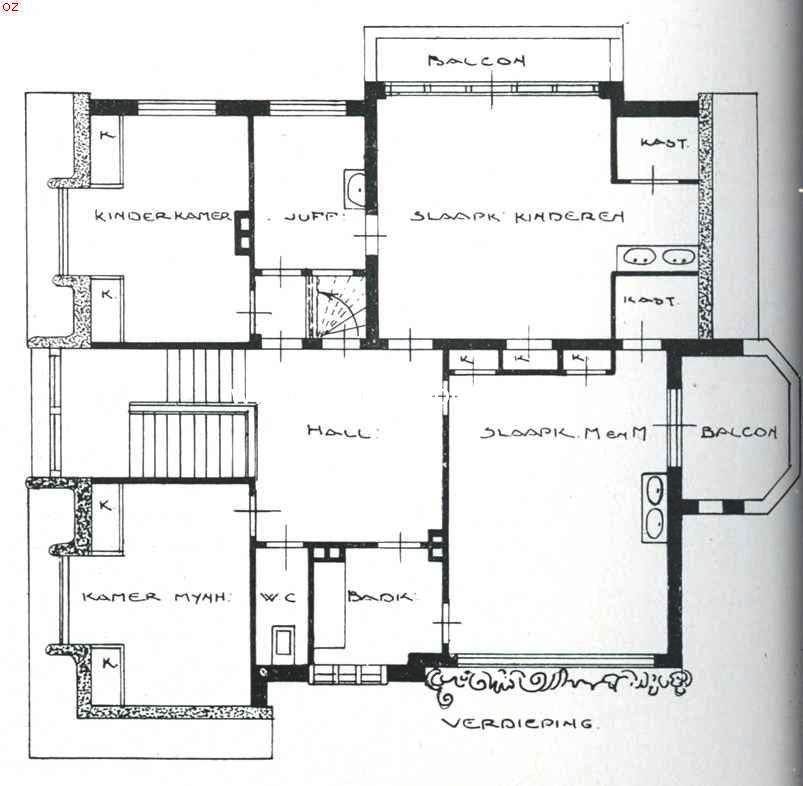 Moderne landhuizen. Huize 