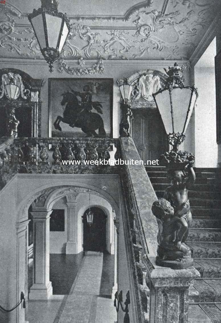 Het Paleis Harrach te Weenen. De galatrap