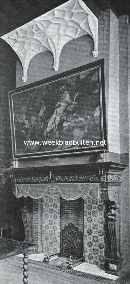 Het Museum Plantijn te Antwerpen. Schouw in een der zalen van het Museum Plantijn 