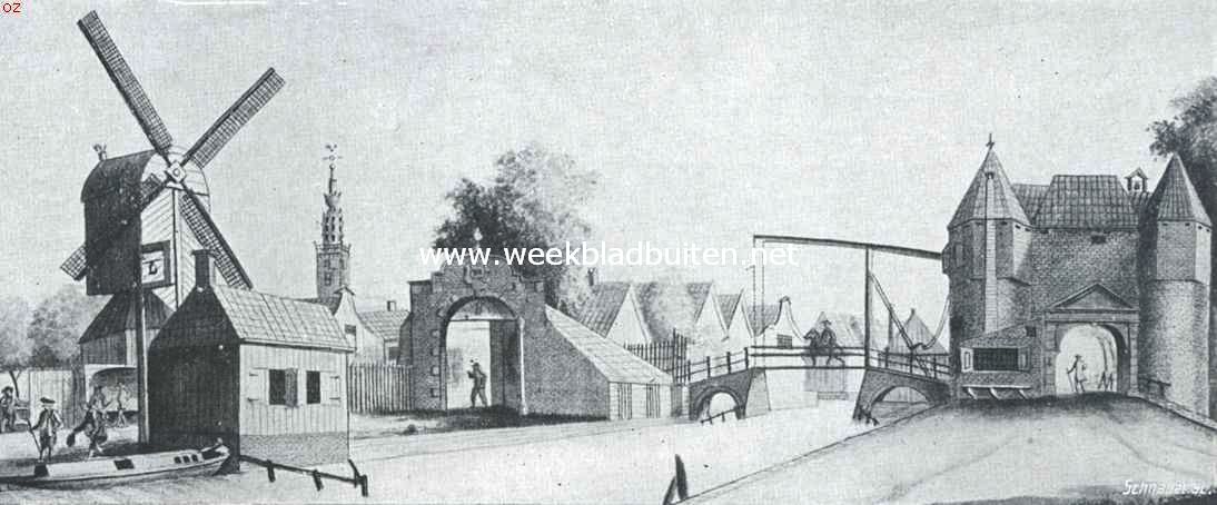 Edam's poorten. De Purmer- en Monnikendammerpoort