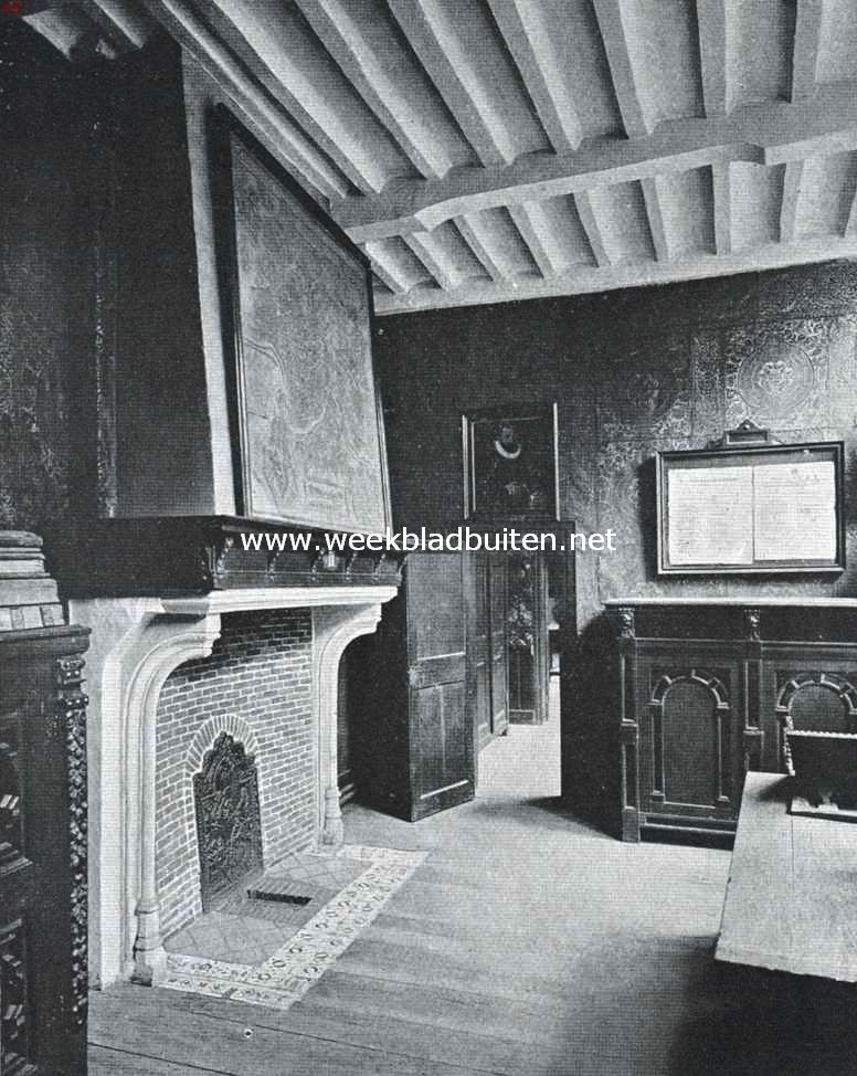 Het Museum Plantijn te Antwerpen. De kamer van Justus Lipsius