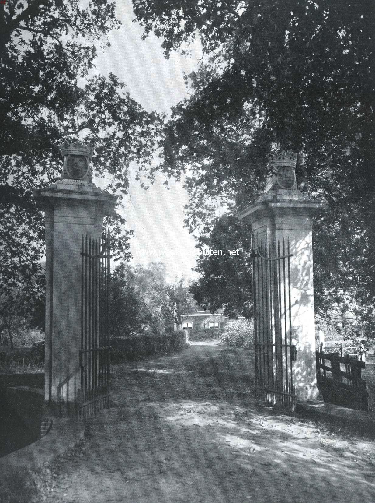 Het Huis Gunterstein te Breukelen. Het oude inrijhek