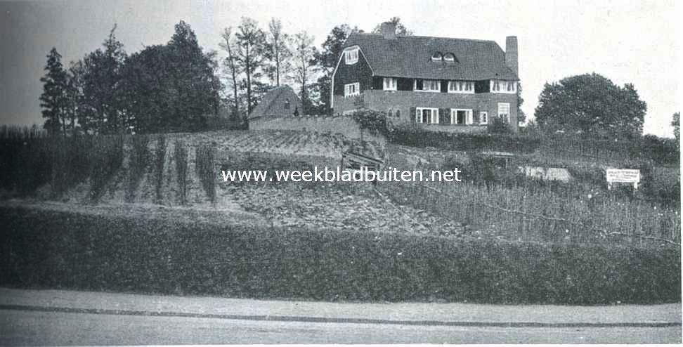 Gezicht op het landhuis 