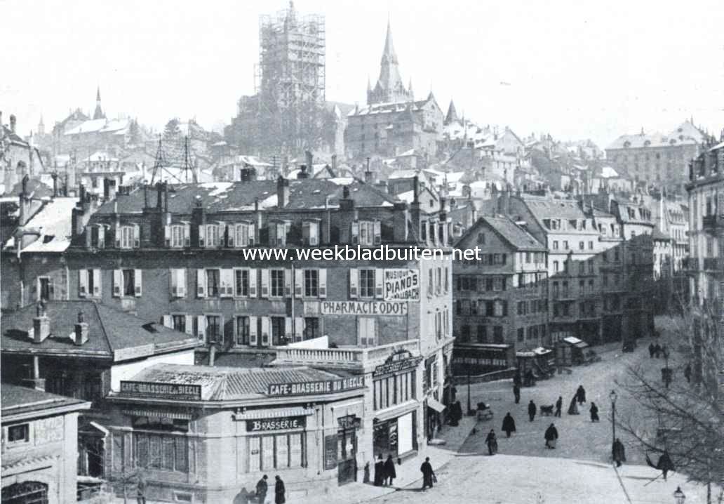 Gezicht op Lausanne