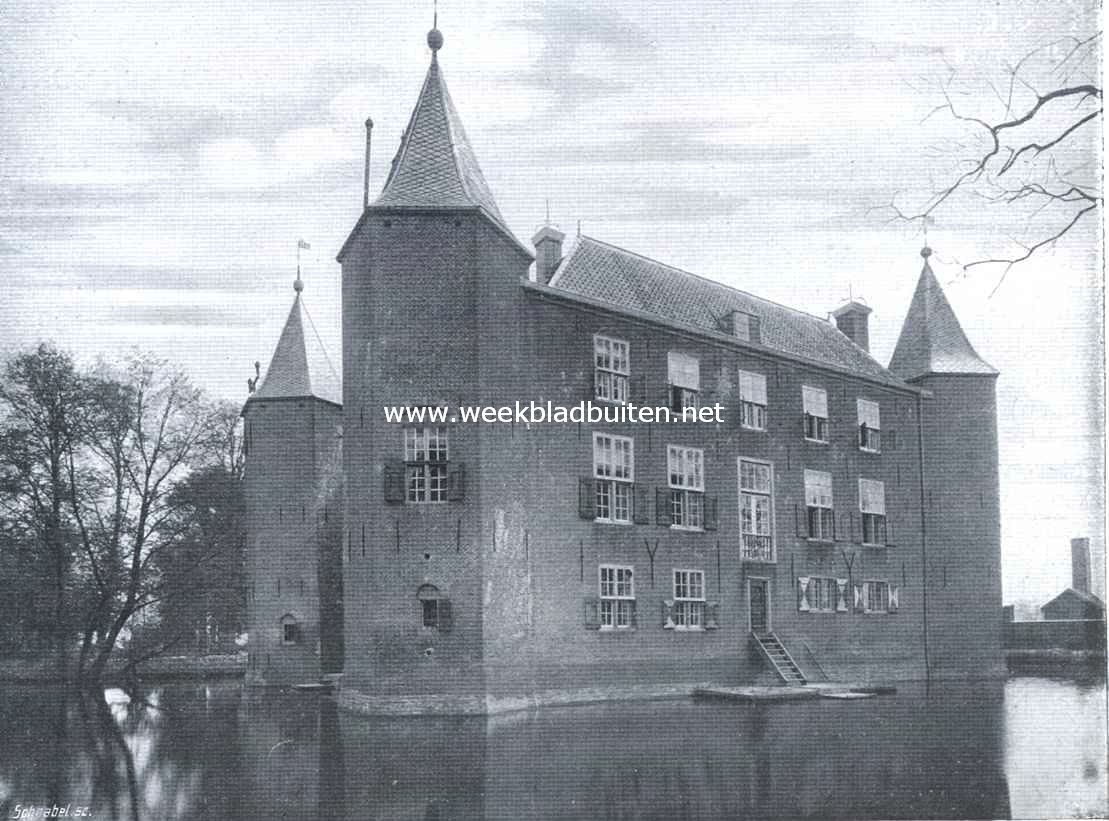 Achterzijde van het kasteel Nederhorst