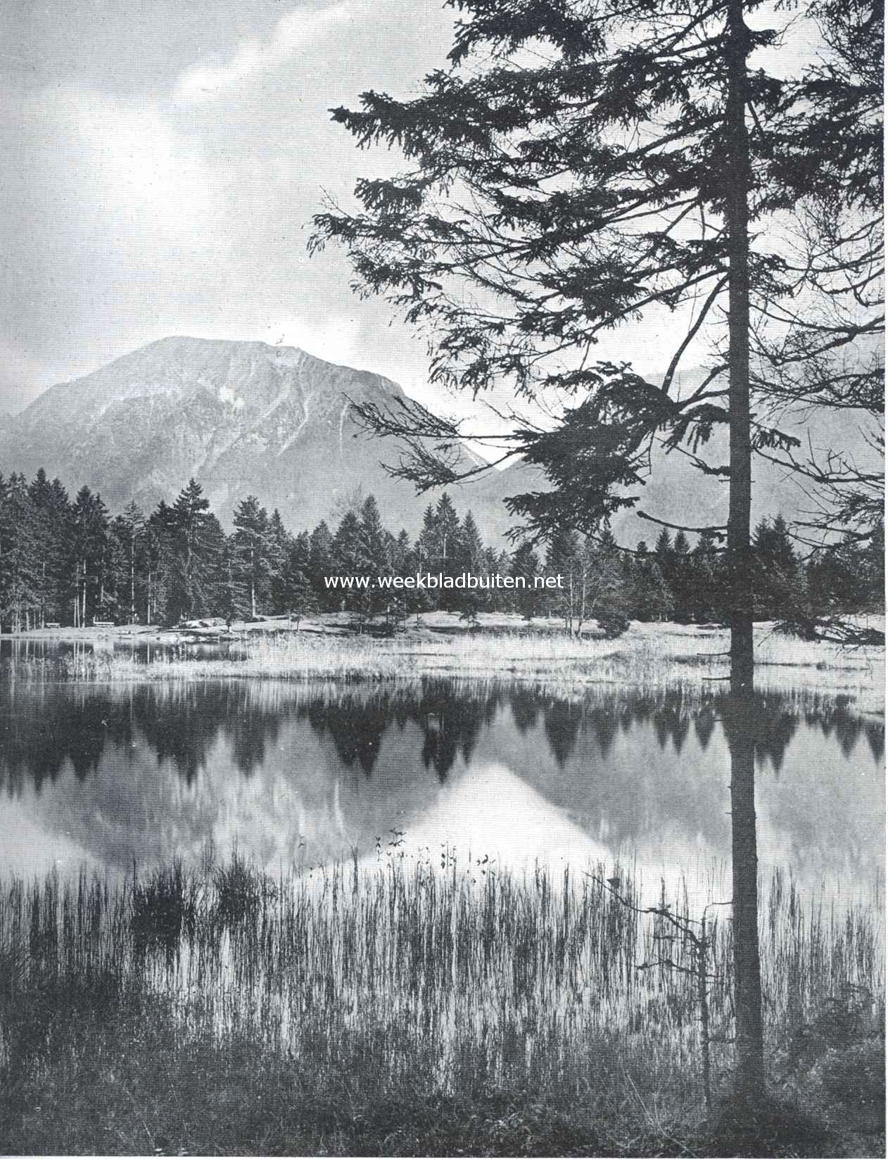 Het Pelegermeer bij Garmisch (Beieren)