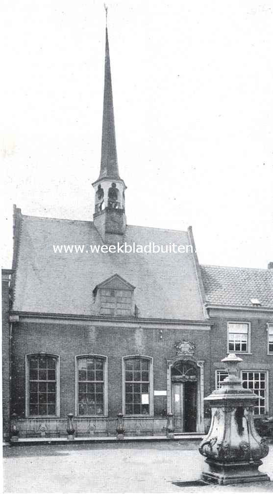 Geertruidenberg. De tot weeshuis verbouwde Gasthuiskapel, thans openbare leeszaal