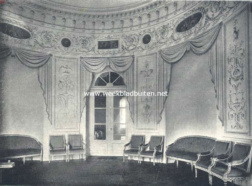 Het Paviljoen te Haarlem. Hoek van de rotonde in het Paviljoen te Haarlem