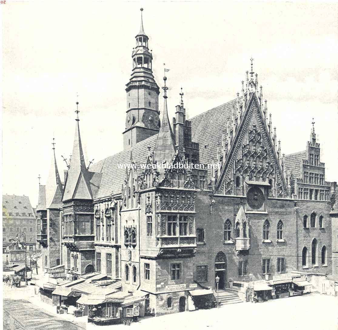 Het stadhuis te Breslau