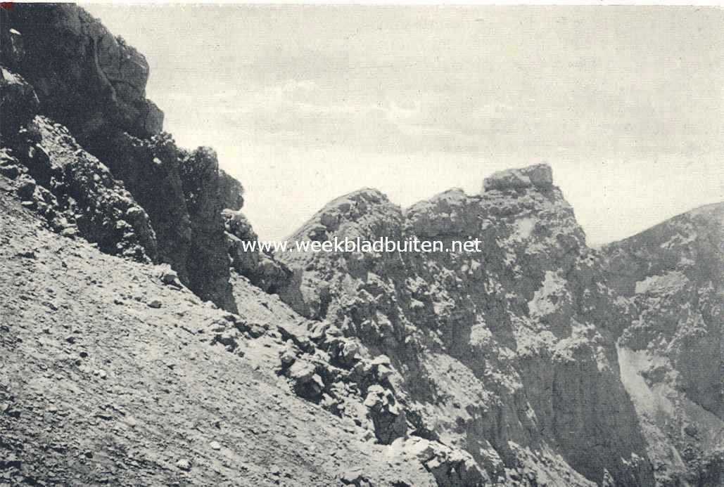 Een beklimming van de Popocatepetl. In den krater van den Popocatepetl