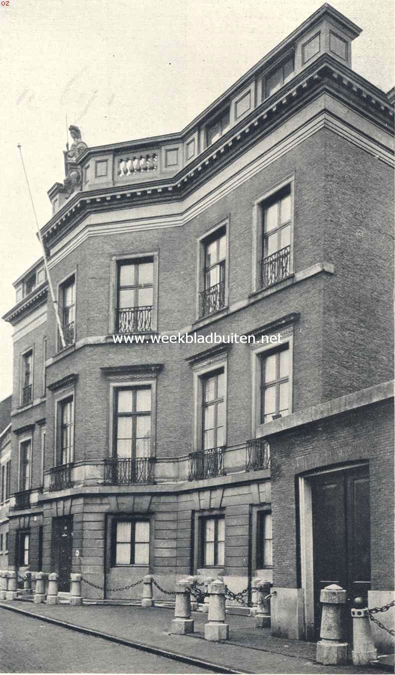 Het gebouw der Hollandsche Maatschappij van Wetenschappen te Haarlem. Het gebouw der Hollandsche Maatschappij van Wetenschappen aan het Spaarne te Haarlem