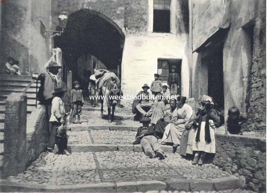 Iets over de geschiedenis van Menton. In Oud-Menton, achter de Rue Longue