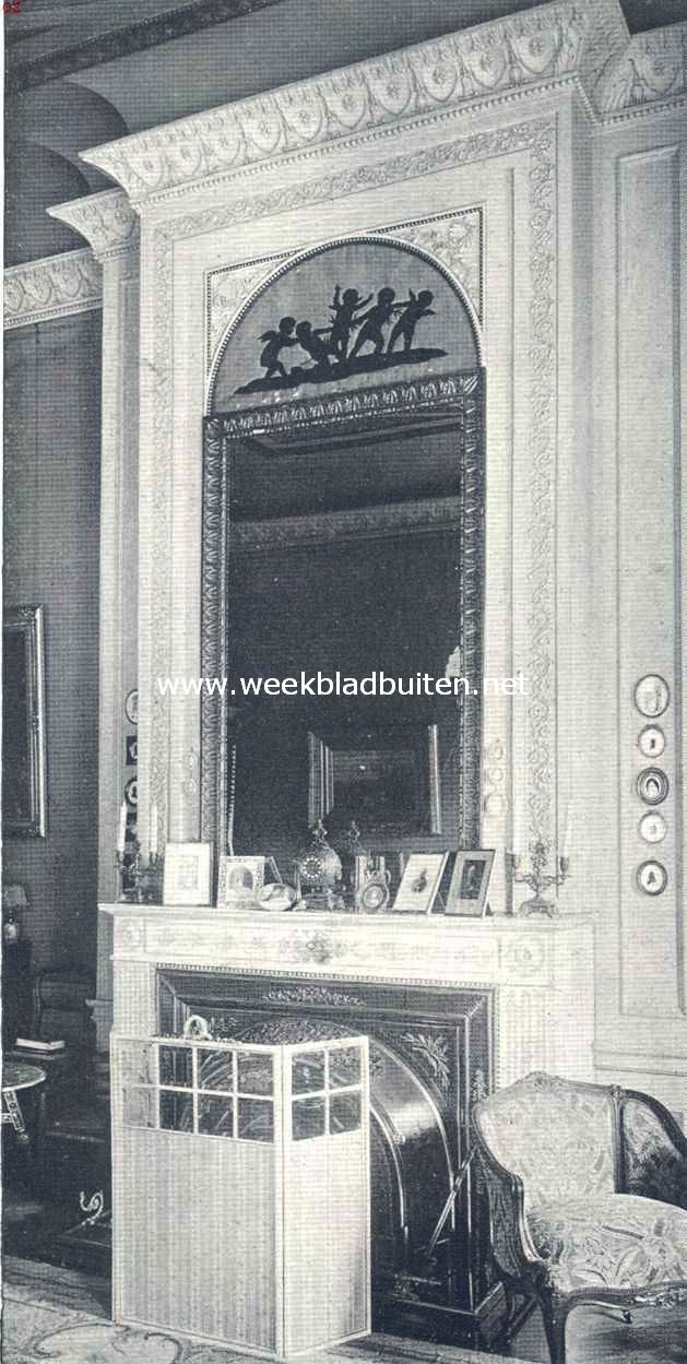 'n Haarlemsche patrici�rswoning. Schoorsteen in een der kamers