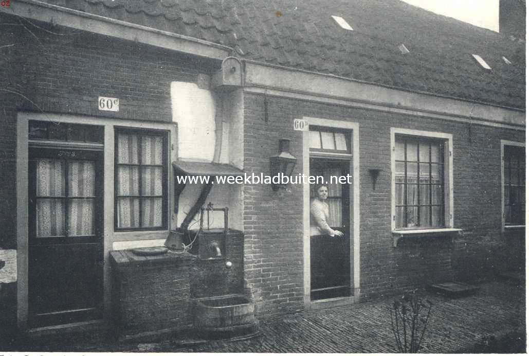 Haarlemsche hofjes. Huisjes van het Blokshofje