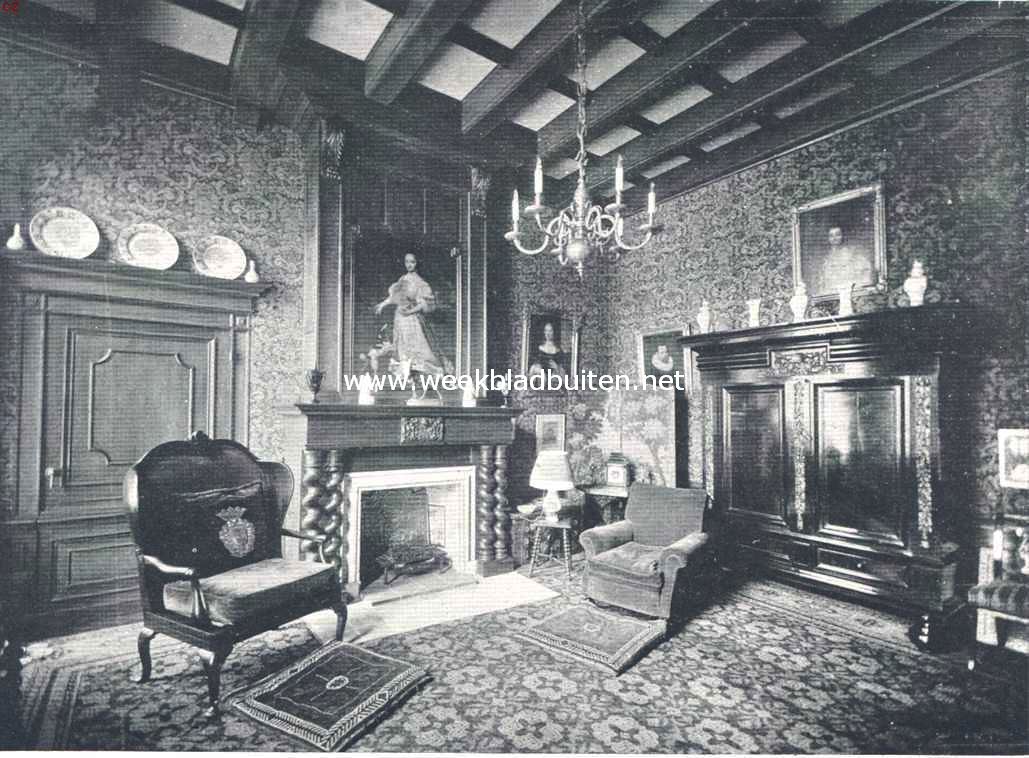 Het huis Zwaluwenburg. De heerenkamer