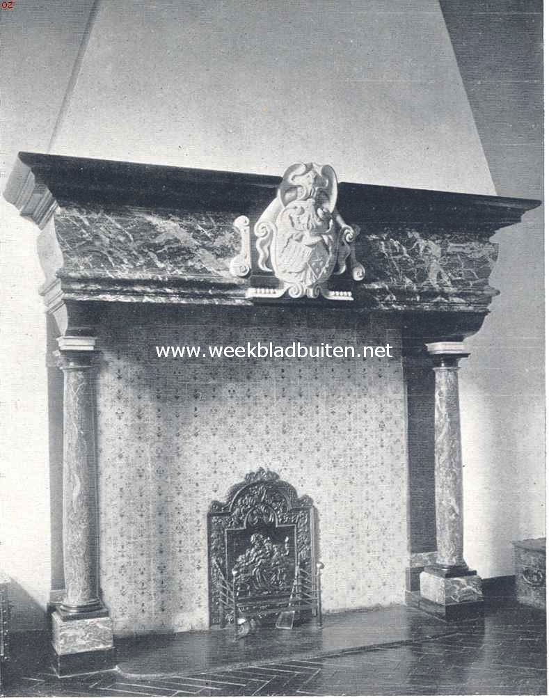 Amsterdamsche grachtpaleizen. Schouw, afkomstig uit het 