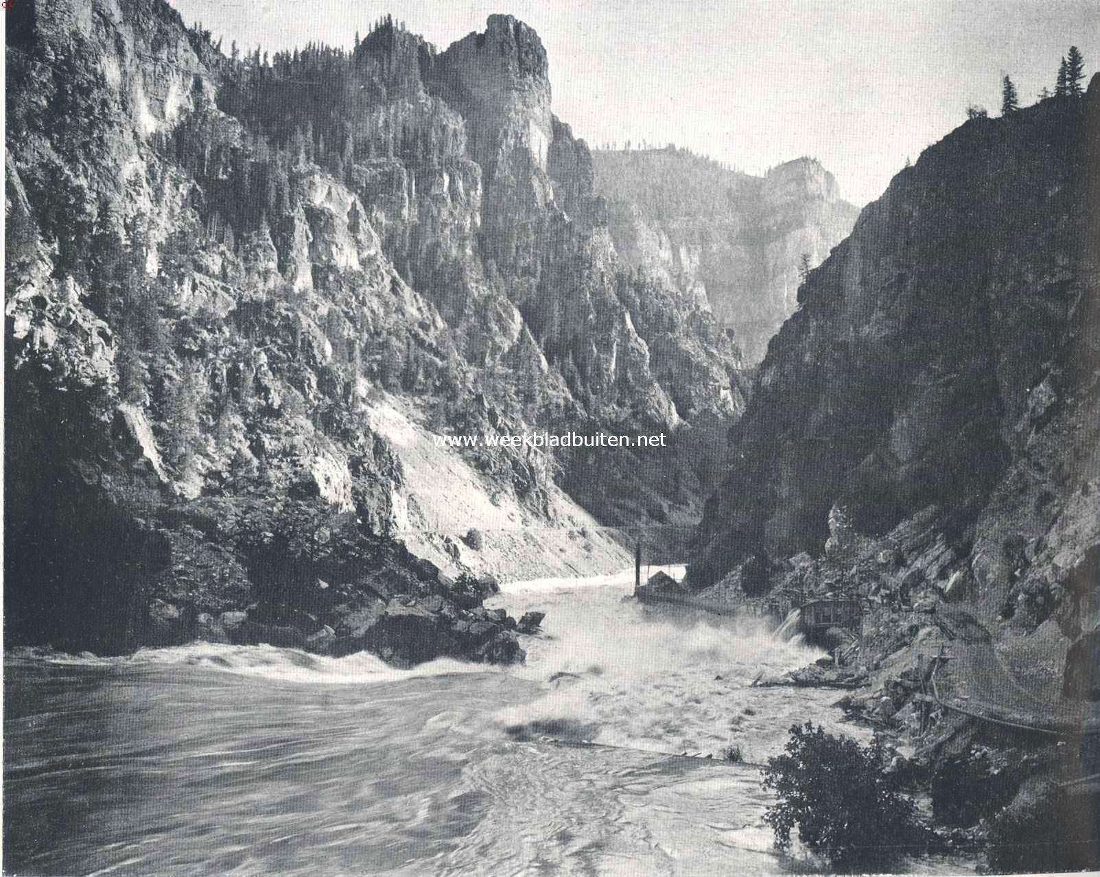 In het hart van Colorado. De Rapids Canyon van de Grand River