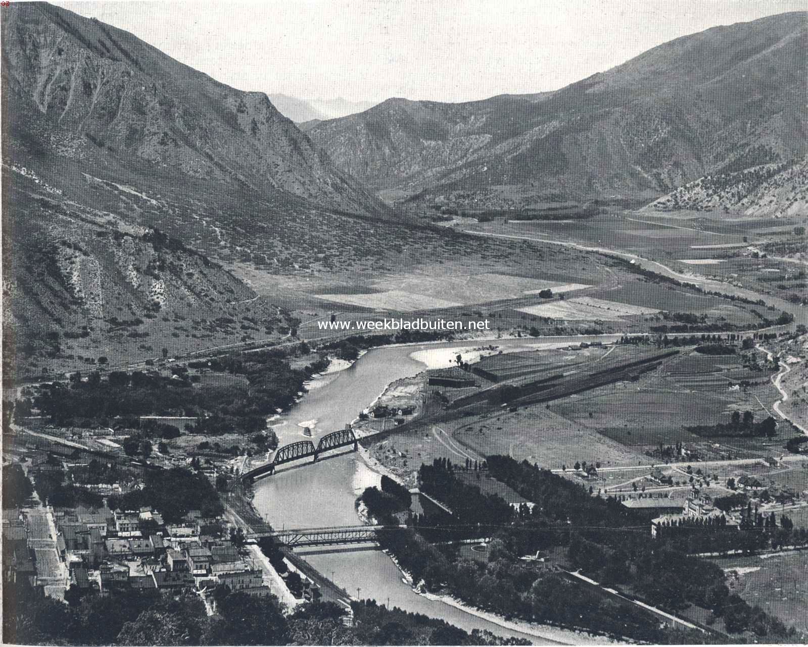 In het hart van Colorado. Het dal van de Grand River bij Glenwood Springs