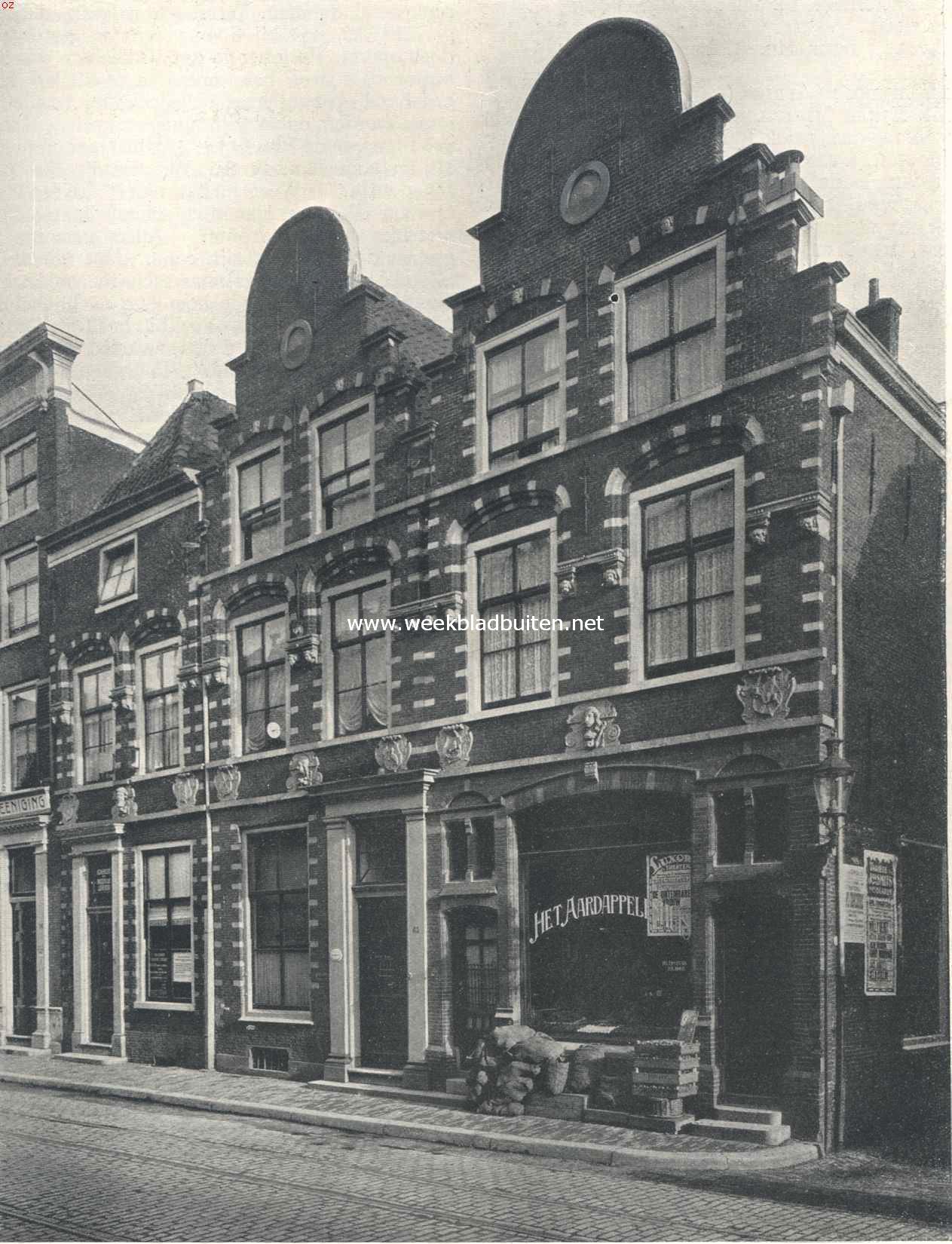 Oude gevels aan de Janssstraat te Haarlem