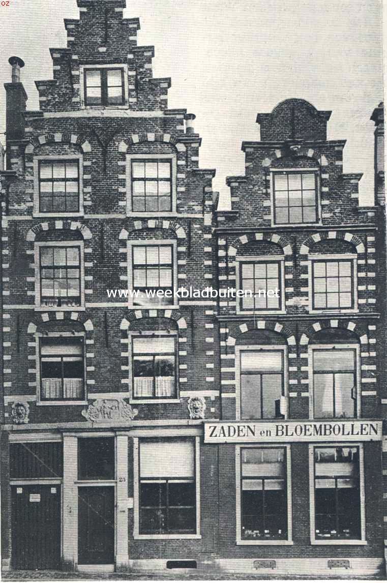 Haarlem. Gevels aan de Damstraat