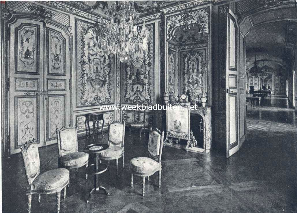 Het kasteel Chantilly. De 