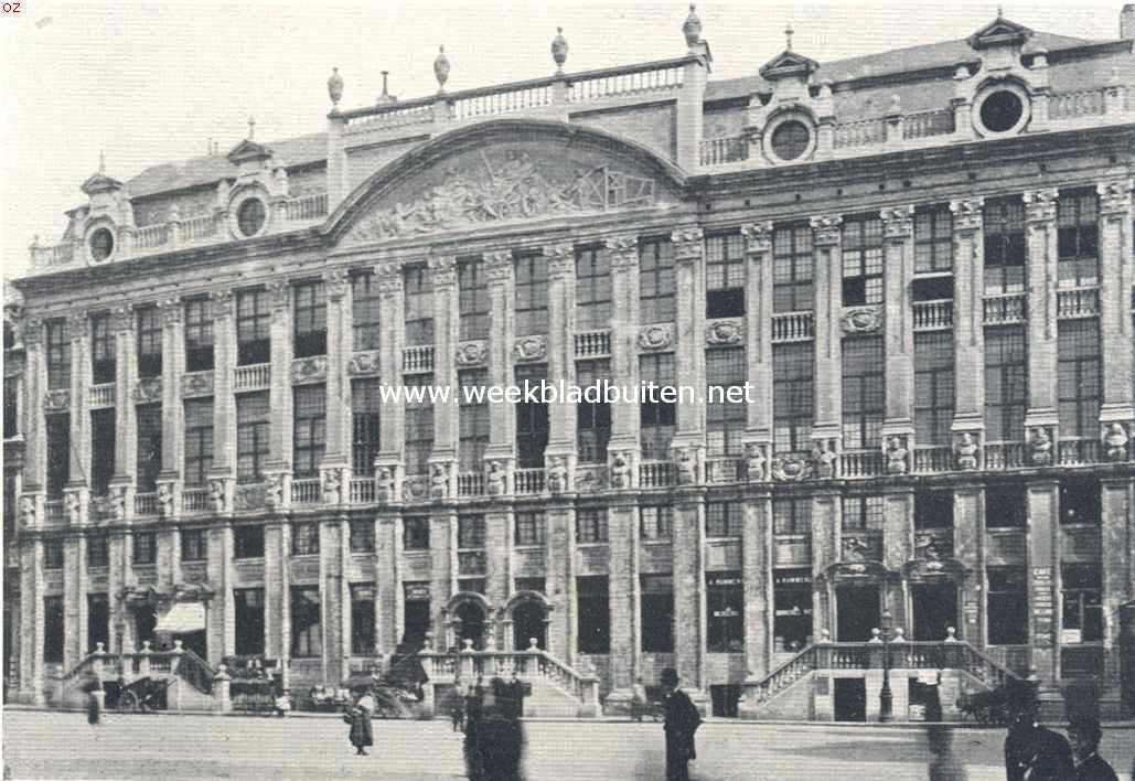 De Groote Markt te Brussel. Het Hertogenhuis