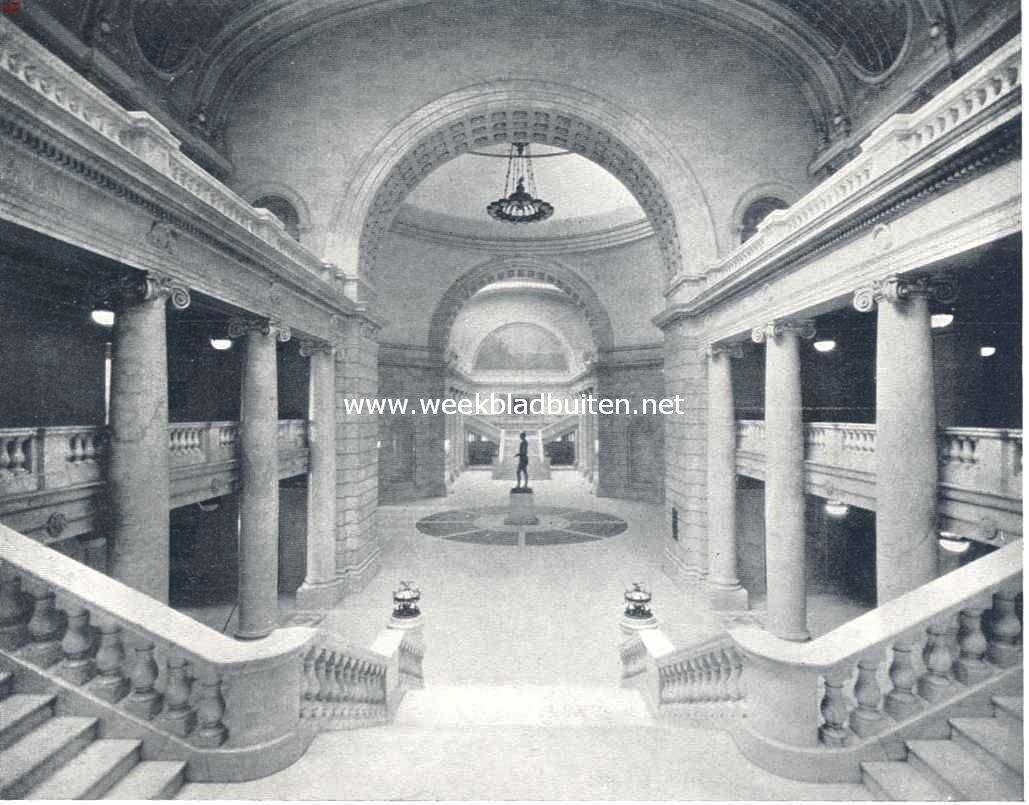 De staat Utah. De hal in het regeeringsgebouw te Salt Lake City