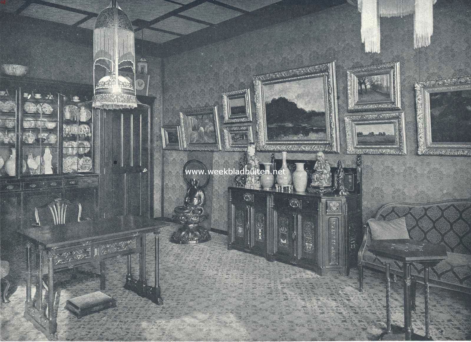 Het moderne landhuis. Kijkje in de middenkamer 2