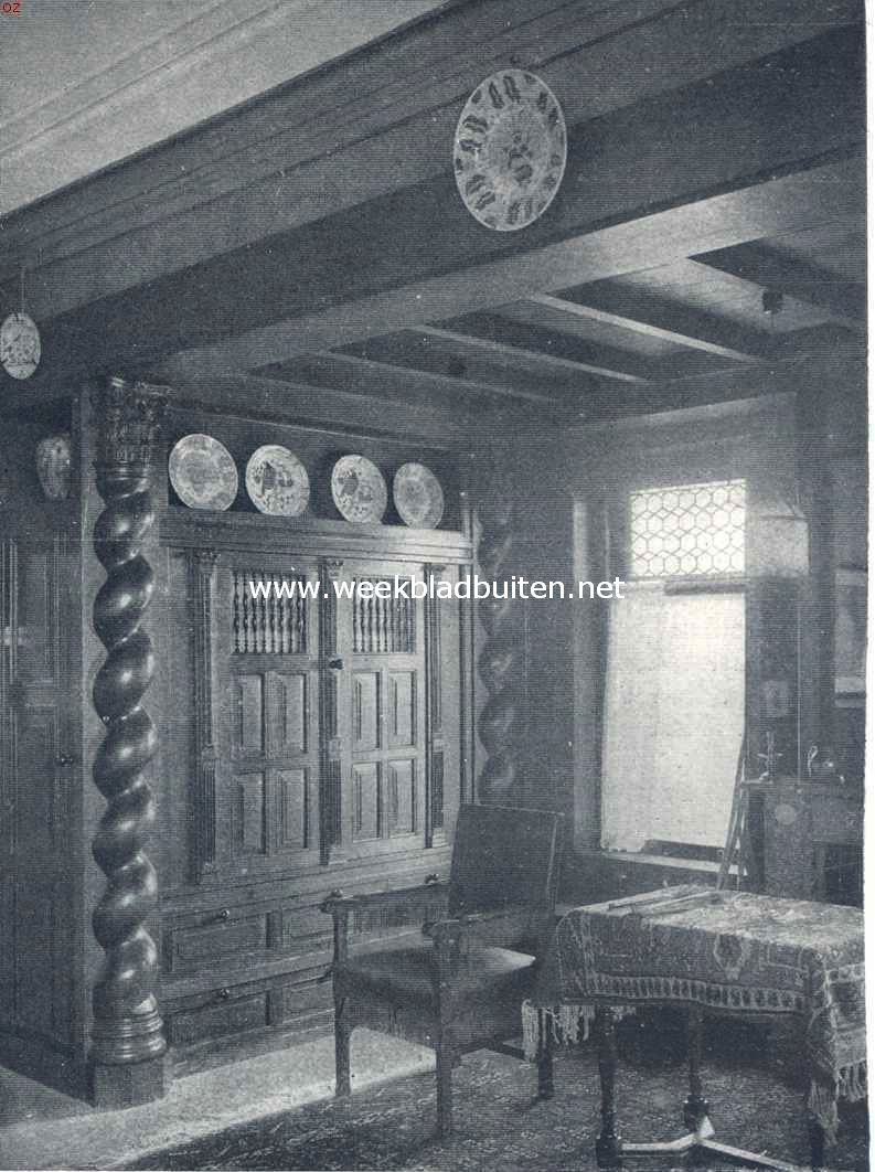 Het moderne landhuis. Slaapkamer-hoekje