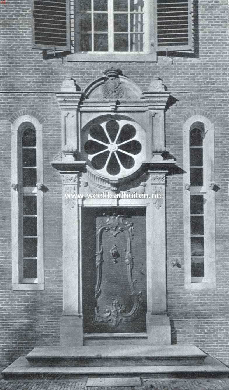 Huize Doornburgh bij Maarssen. De hoofdingang van Huize Doornburgh