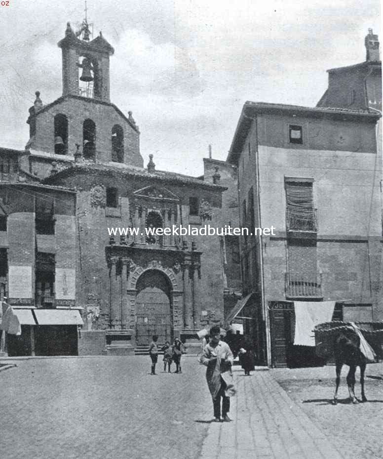 Iets over Spanje en Spaansche steden. Oud hoekje te Salamanca