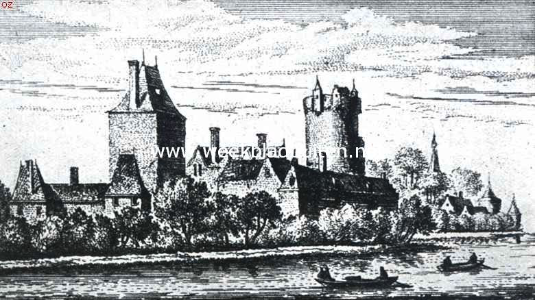 Het kasteel van Culemborg in 1620. Naar de ets van A. Rademaker