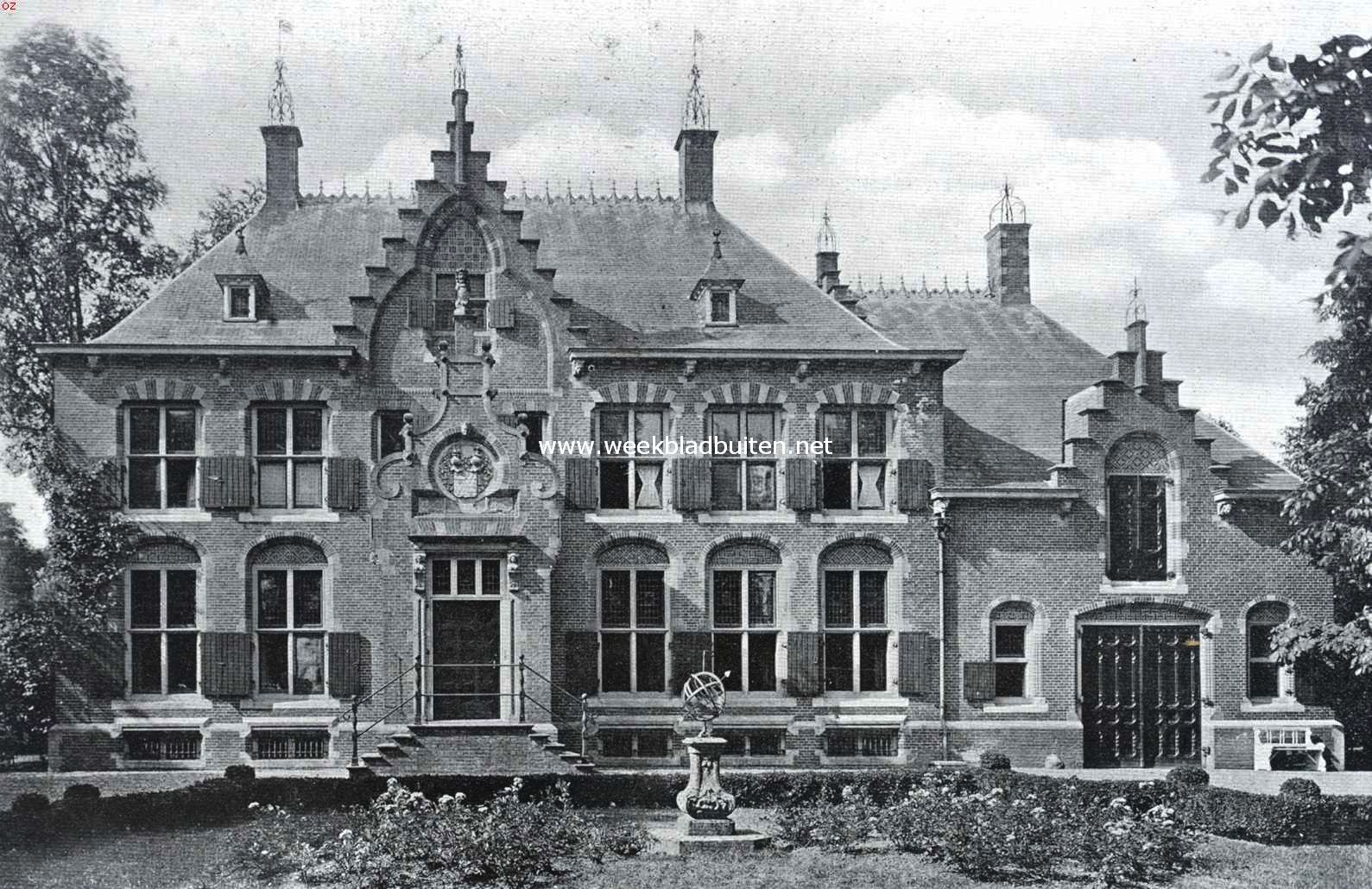 De voorgevel van Epema State te Ijsbrechtum