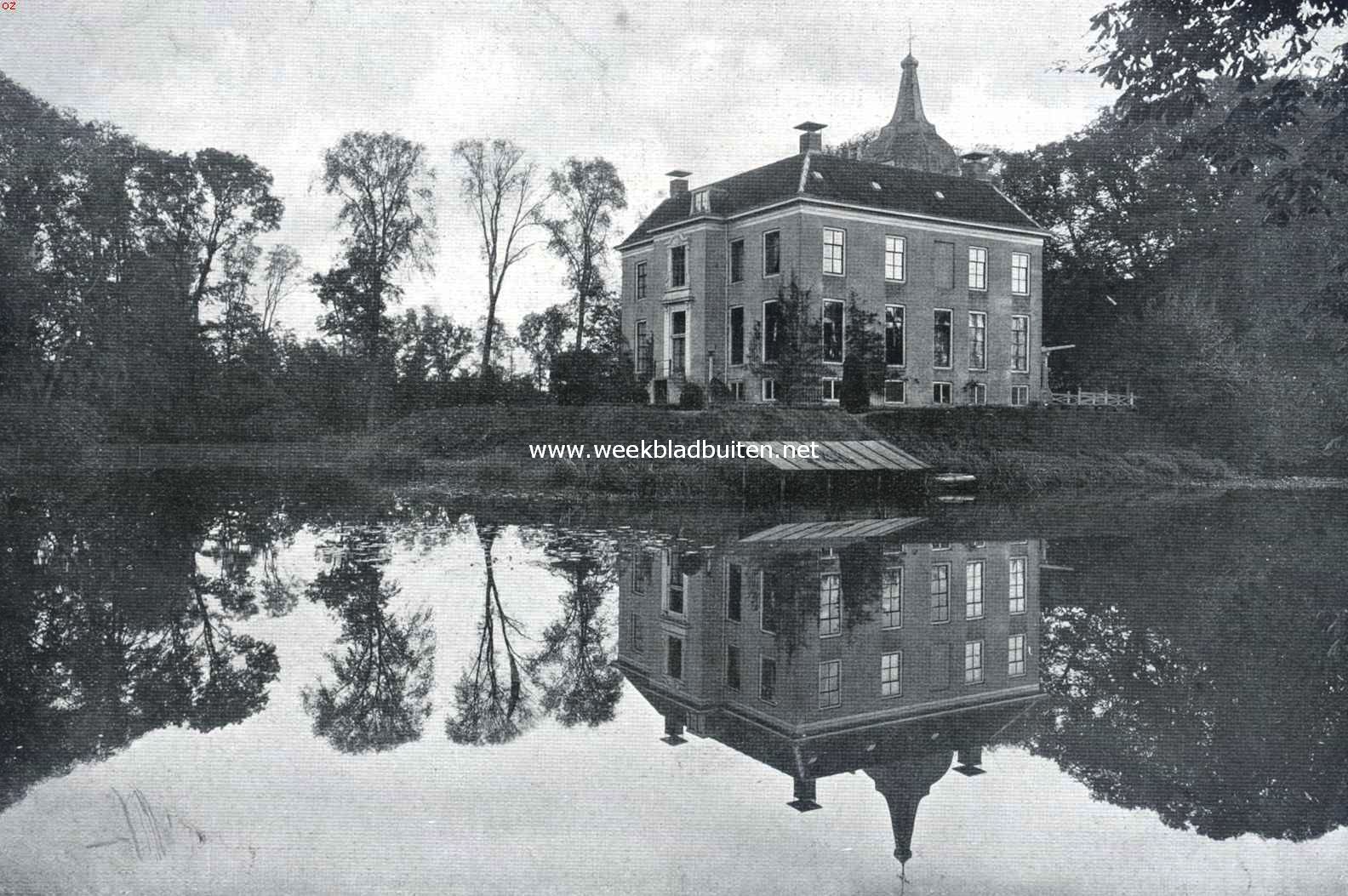 Het kasteel Heukelom. Zij- en achtergevel
