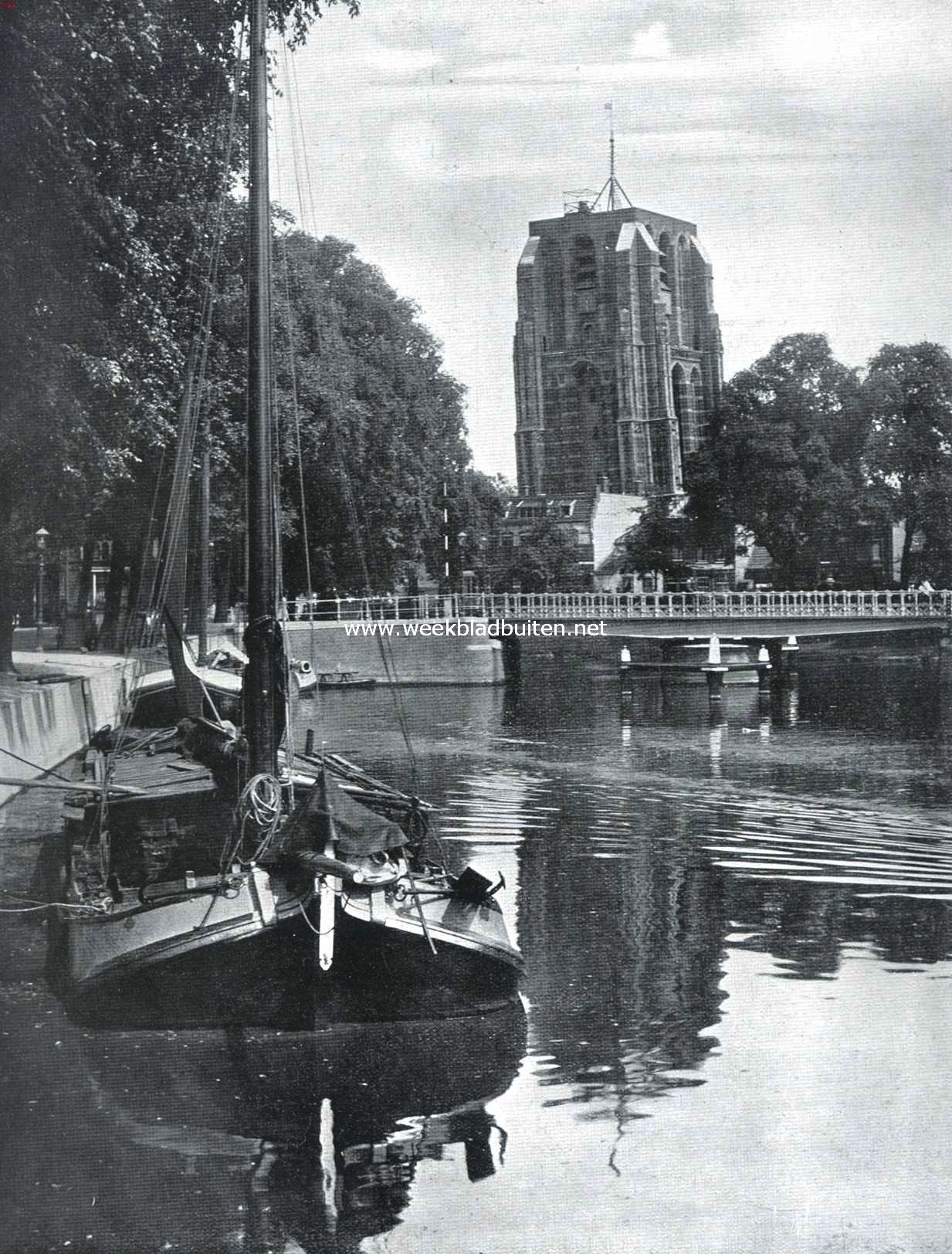 Gezicht op den Oldenhove te Leeuwarden