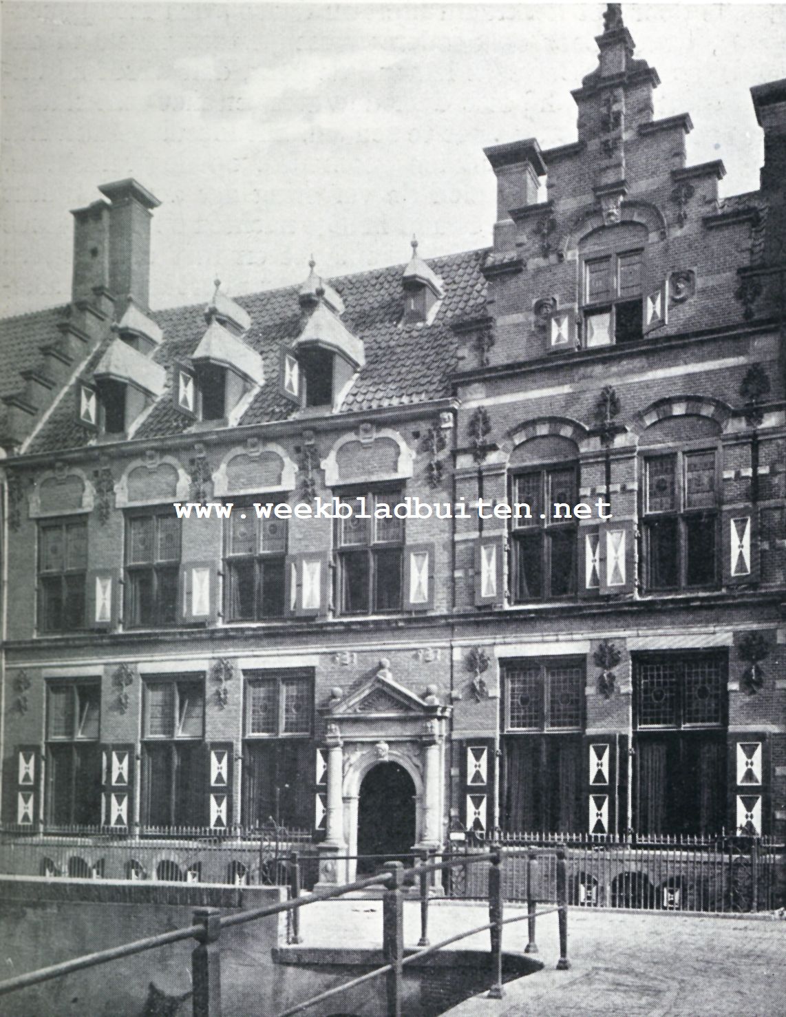 Oude Utrechtsche Huizen. Het huis van Gillis van Ledenberch te Utrecht